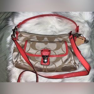 Temp price drop! RARE VINTAGE COACH 2 WAY BAG NWOT